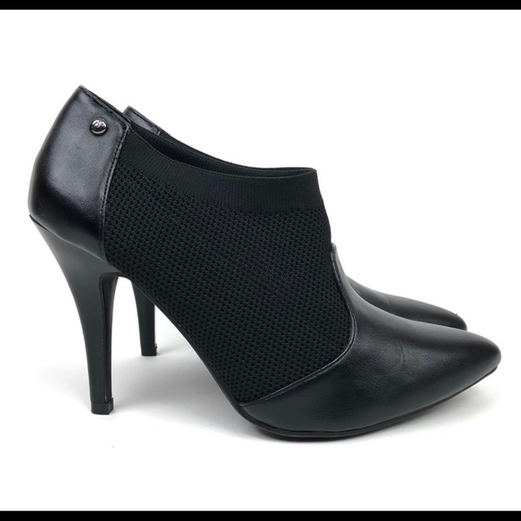 Warsaw Black Heel Booties - Picture 1 of 4